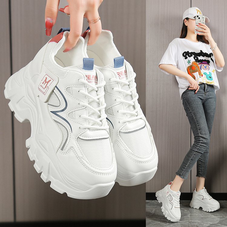 Damen Chunky Sneakers mit trendiger Sohle und atmungsaktivem Obermaterial R&B