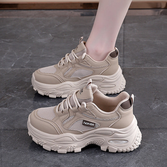 Damen Sportliche Sneakers mit ergonomischem Dämpfungssystem und luftdurchlässiger Mesh-Oberfläche R&B