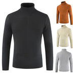 Herren Rollkragenpullover aus weichem Strickmaterial mit modernem Design R&B