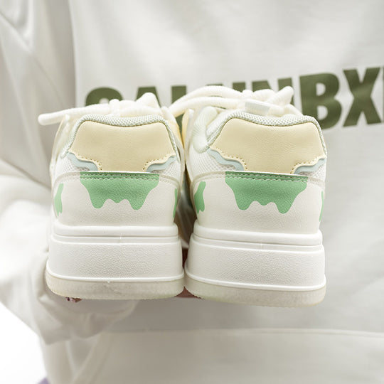 Damen Sneakers mit trendigem Sternen-Design und atmungsaktiver Dämpfung R&B