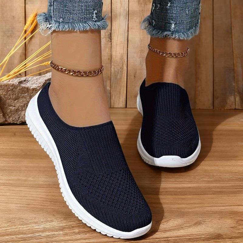 Damen sportliche Slip-On Sneakers R&B
