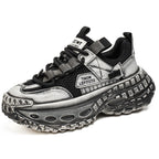Damen Sportliche High-Top Sneakers mit einzigartigem Design und dämpfender Sohle R&B