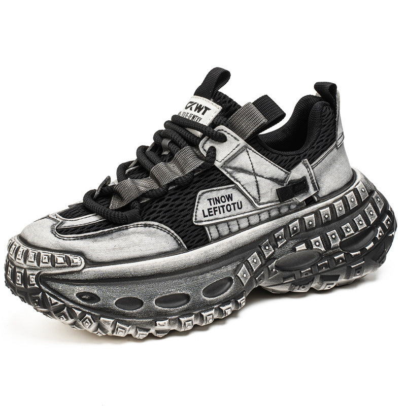 Damen Sportliche High-Top Sneakers mit einzigartigem Design und dämpfender Sohle R&B