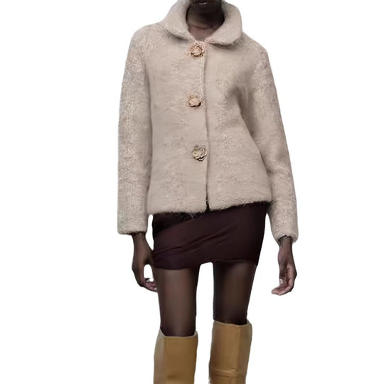 Damen Kuschelige Wohlfühljacke R&B