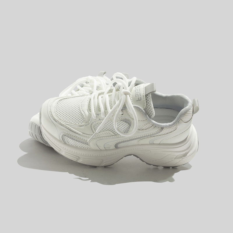 Damen Sportliche Sneakers mit atmungsaktiver Mesh-Oberfläche und gepolsterter Sohlenstruktur R&B