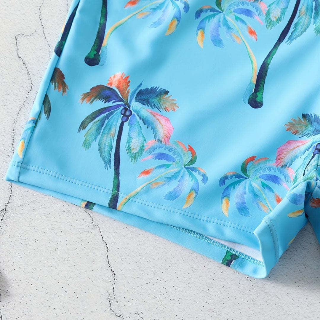 Damen Rüschen-Bikini-Top mit Shorts R&B