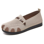 Damen Komfortable Slip-On Clogs mit atmungsaktivem Obermaterial und flexiblem Fußbett