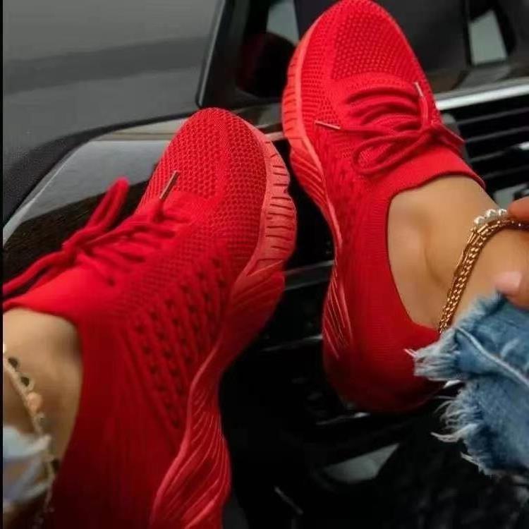 Damen Leichte atmungsaktive Sportsneakers mit flexibler Sohle R&B