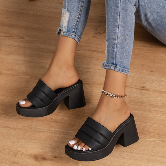 Damen Plateausandalen mit modischem Riemen-Design R&B