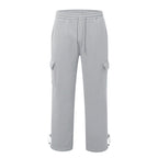 Herren nan Cargo-Jogginghose mit elastischem Bund, Kordelzug und verstellbarem Saum R&B