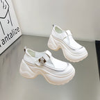 Damen modische Clogs mit auffälligem Absatz und Schmuckdetails R&B