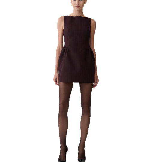 Damen Kleid mit feinen Nadelstreifen R&B