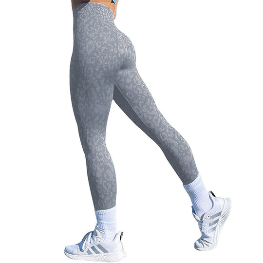 Damen Kompressions-Leggings mit elegantem Tierdruck R&B