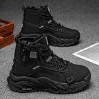 Damen Hohe Schnürstiefel mit trendigem Design und rutschfester Sohle R&B
