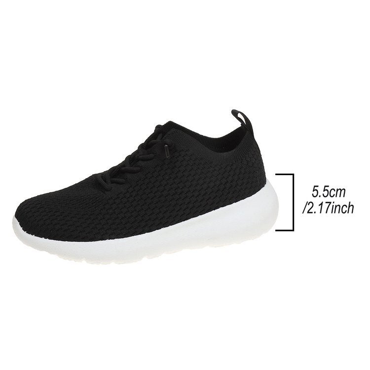 Damen Sneaker aus atmungsaktivem Strickmaterial mit rutschfester Sohle R&B