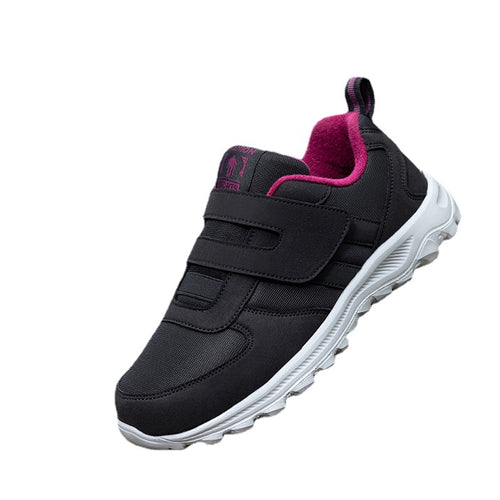 Damen Sportliche Sneakers mit verstellbarem Klettverschluss und dämpfender Sohle R&B