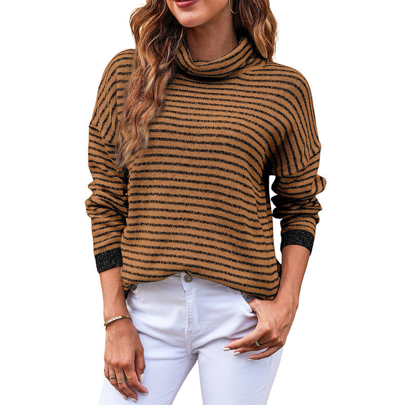 R&B | Wollmischung Damen Rollkragenpullover mit Langen Ärmeln