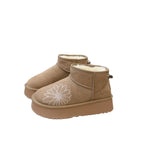 Damen bequeme Winterboots mit ergonomischem Innenfutter und rutschfester Sohle R&B