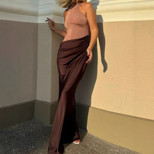 Damen Elegantes und figurbetontes Wickeloberteil mit tiefem Ausschnitt und Raffungen R&B