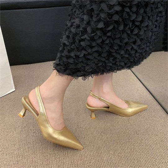 Damen elegante Slingback-Pumps mit modischem Absatz R&B