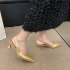 Damen elegante Slingback-Pumps mit modischem Absatz R&B