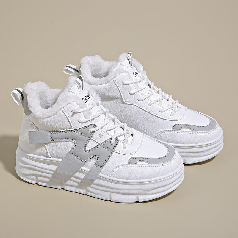 Damen Hohe Sneakers mit weichem Innenfutter und modischem Design R&B