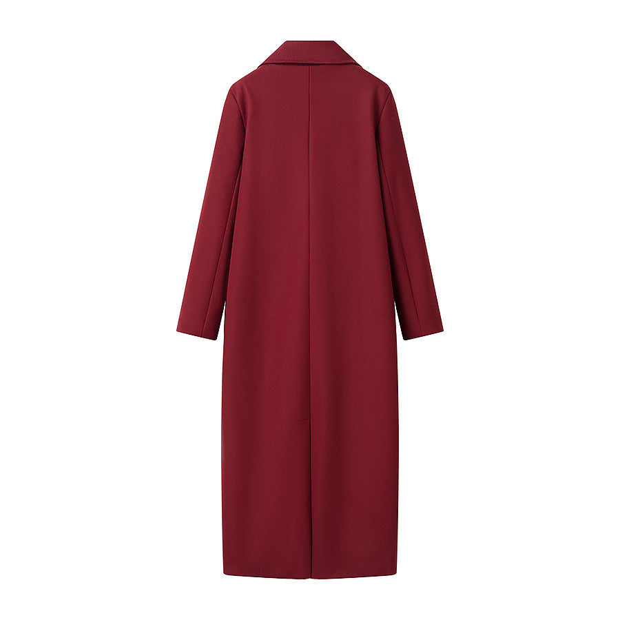 Damen eleganter Doppelreiher-Mantel R&B