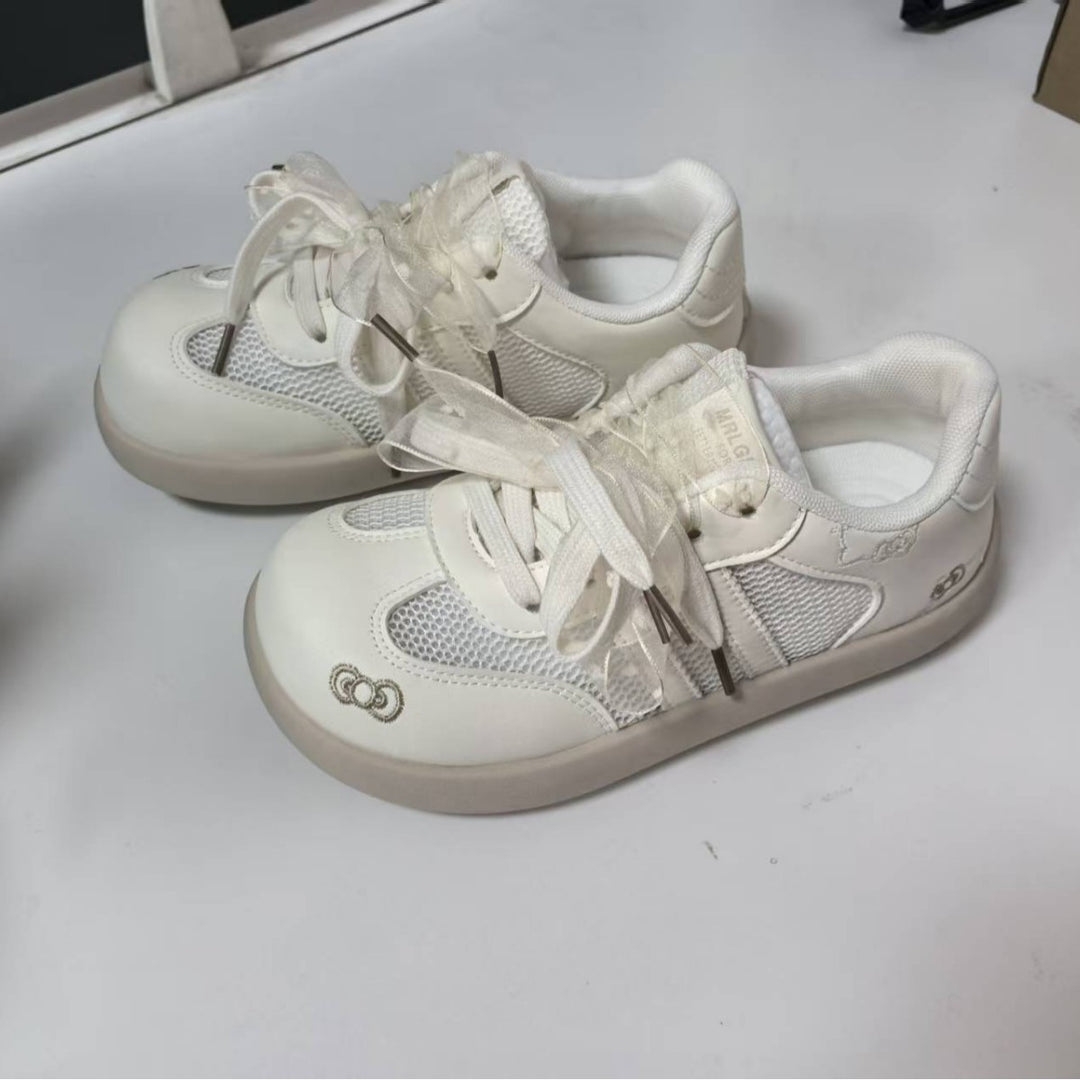 Damen Sneakers mit verspielten Details und atmungsaktiver Mesh-Oberfläche R&B