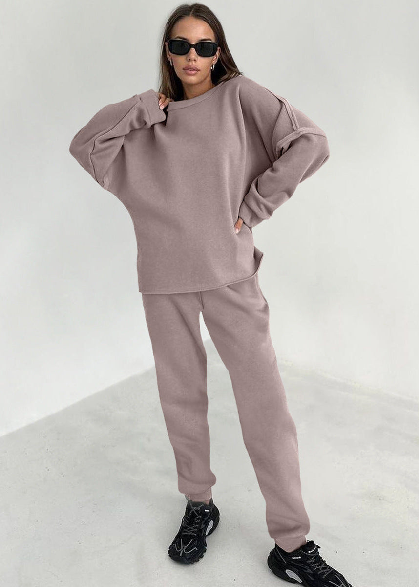 R&B | Übergroßer Damen Trainingsanzug mit Pullover und Hose