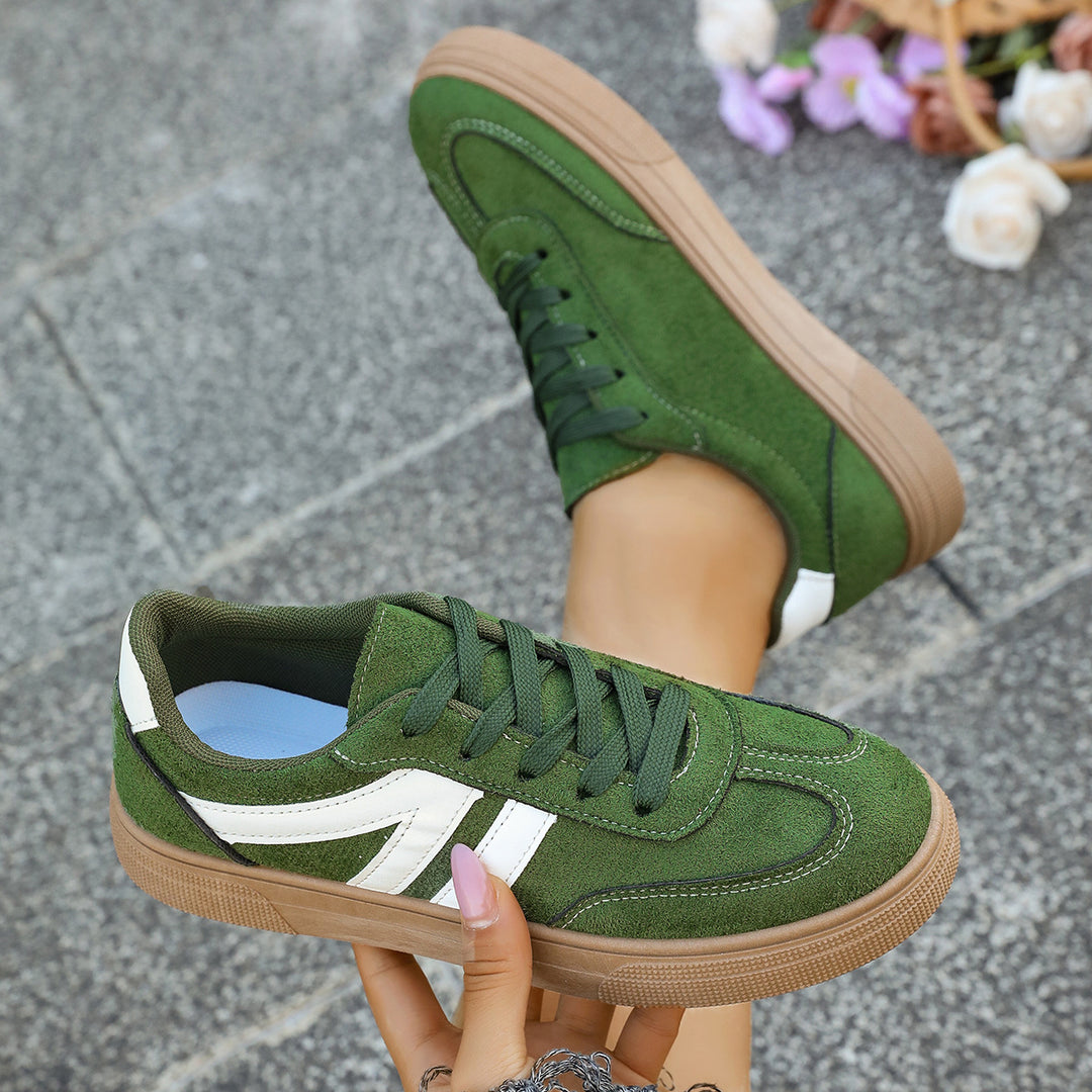 Damen modische Sneakers mit weichem Wildleder und urbanem Design R&B