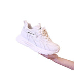 Damen Sportliche Sneaker mit atmungsaktiver Netz-Oberfläche und stoßdämpfendem Laufsohle R&B