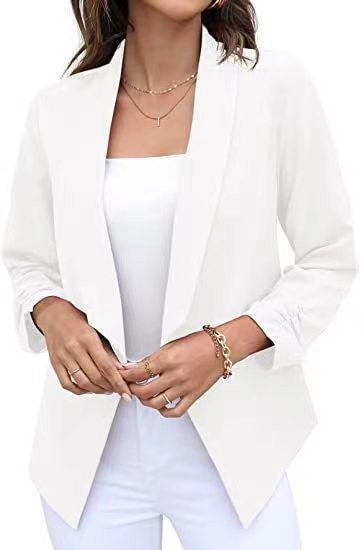 Damen eleganter und luftiger Blazer mit asymmetrischem Schnitt R&B