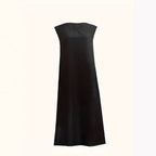 Damen Maxikleid mit elegantem V-Ausschnitt und fließendem Schnitt R&B