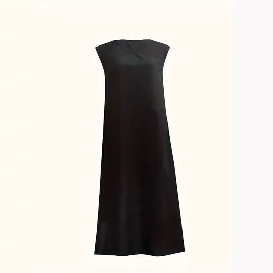 Damen Maxikleid mit elegantem V-Ausschnitt und fließendem Schnitt R&B