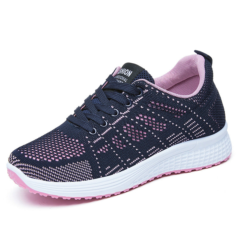 Damen Sportliche Sneaker mit atmungsaktivem Mesh-Obermaterial R&B