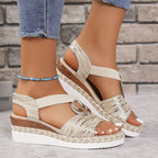 Damen Plateau Sandalen R&B