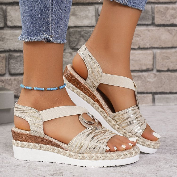 Damen Plateau Sandalen R&B
