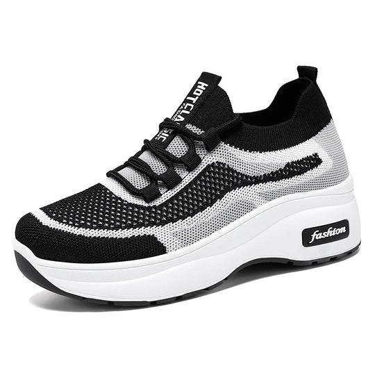 Damen Sportliche Sneakers mit atmungsaktivem Strick-Obermaterial und innovativer Dämpfungstechnologie R&B