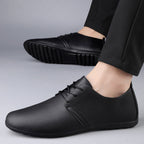 Damen Elegante Schnürschuhe aus hochwertigem Leder mit rutschfester Sohle