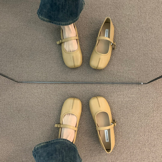 Damen elegante Ballerinas mit modischem Riemchen und komfortabler Passform R&B