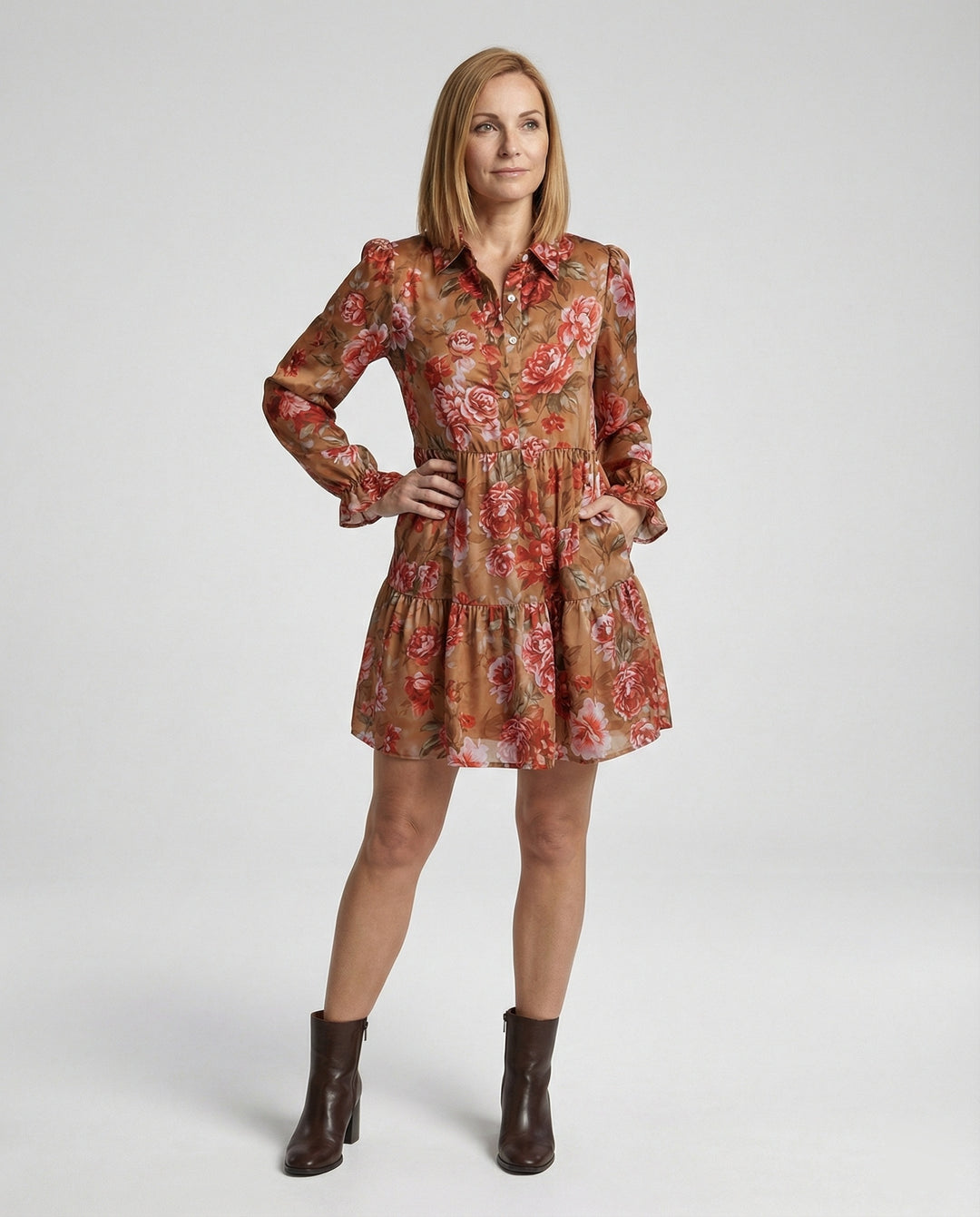 Damen Freizeitkleid Tunika Mini