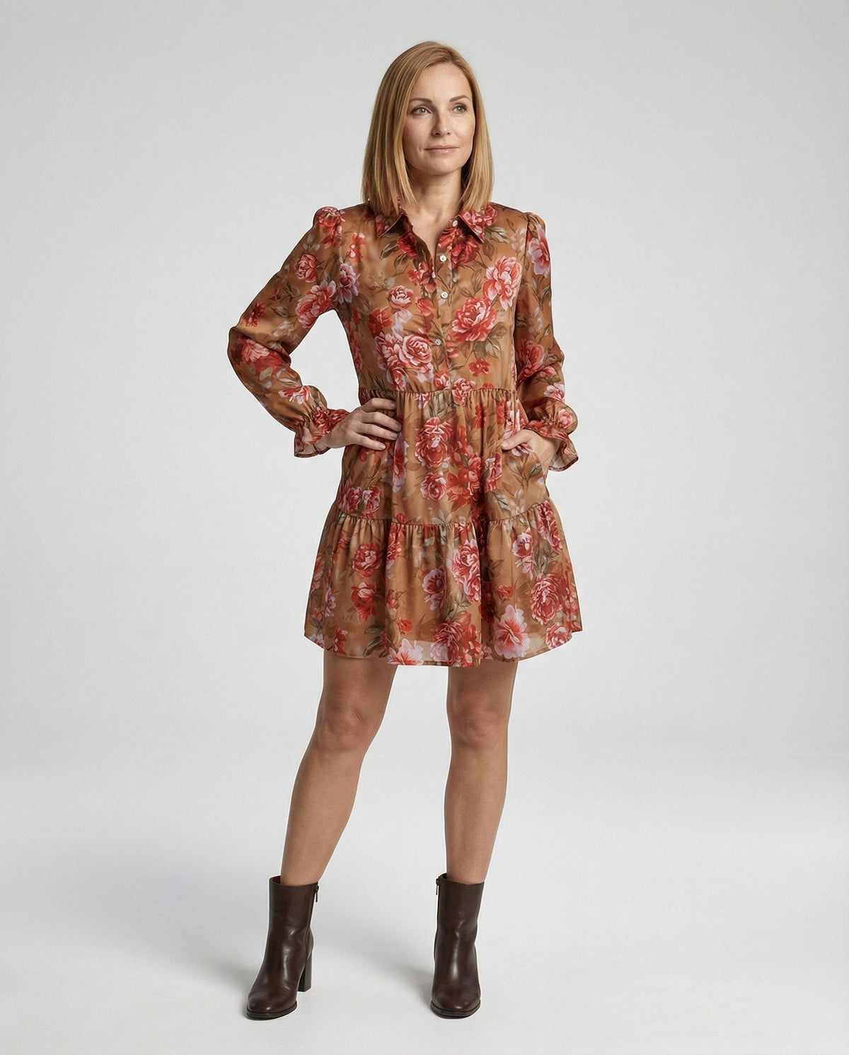 Damen Freizeitkleid Tunika Mini
