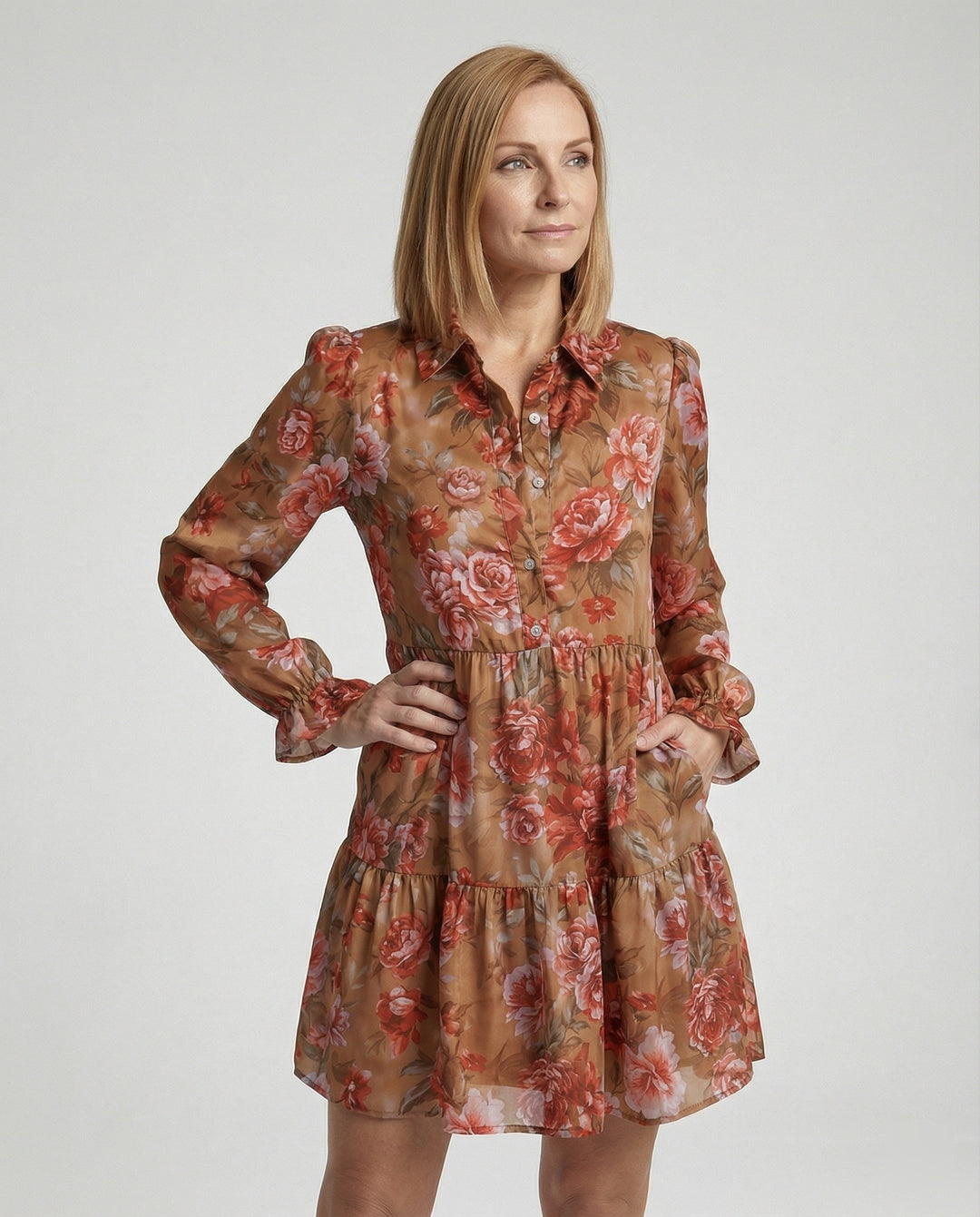 Damen Freizeitkleid Tunika Mini