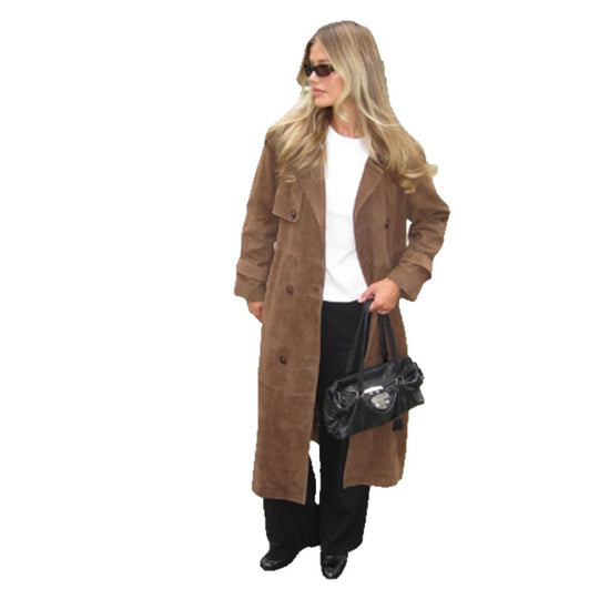 Damen eleganter und stilvoller Longcoat R&B
