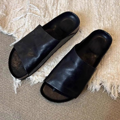 Damen Komfortable Slipper mit geschmeidiger Lederoberfläche und ergonomischem Fußbett R&B