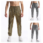 Herren atmungsaktive Jogginghose mit modernem Punktedesign R&B