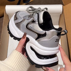 Damen Sportliche Sneakers mit atmungsaktiver Mesh-Oberfläche und dynamischer Dämpfung R&B