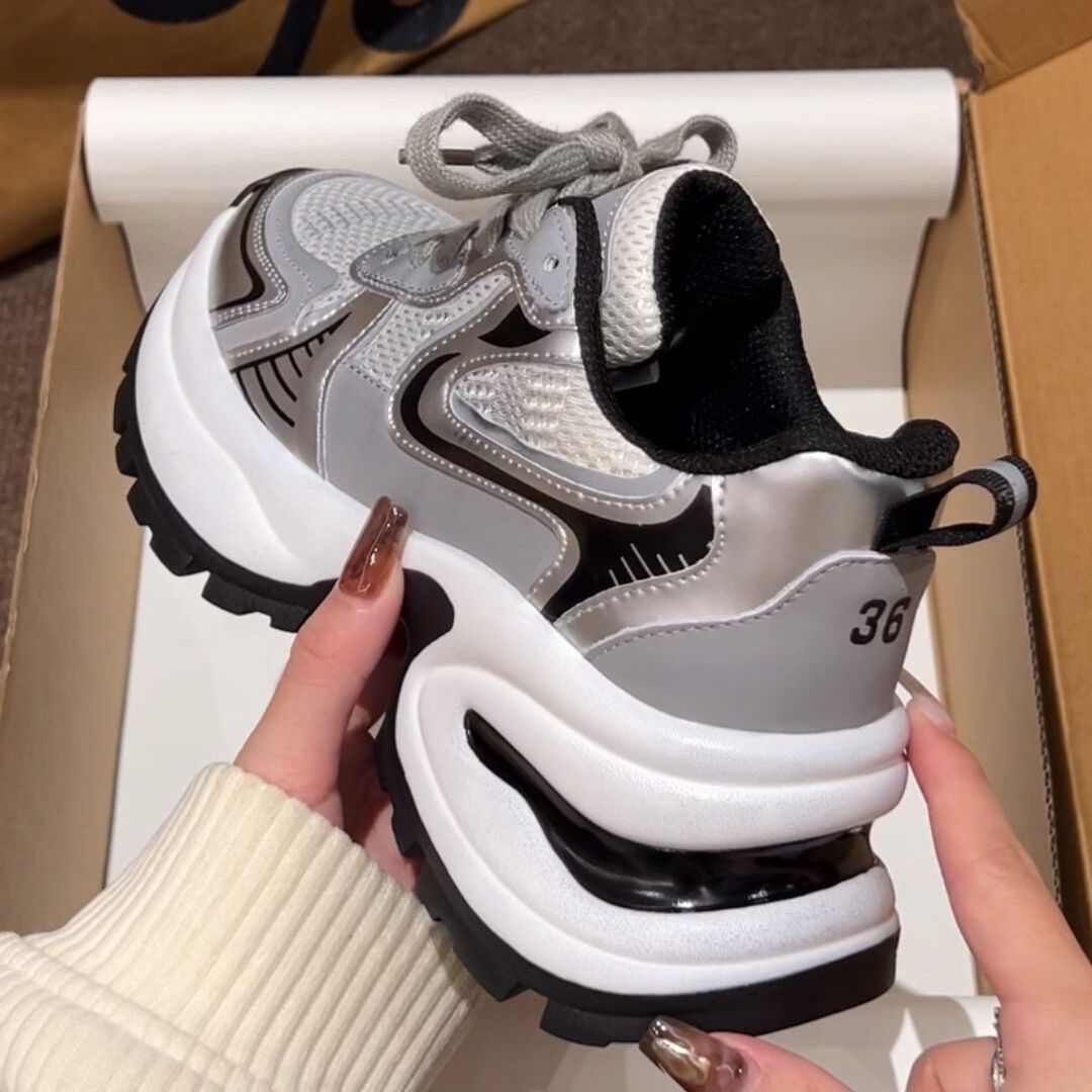 Damen Sportliche Sneakers mit atmungsaktiver Mesh-Oberfläche und dynamischer Dämpfung R&B