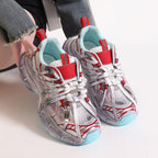 Damen Sportliche Laufschuhe mit atmungsaktiver Mesh-Konstruktion und stabiler Dämpfungstechnologie R&B