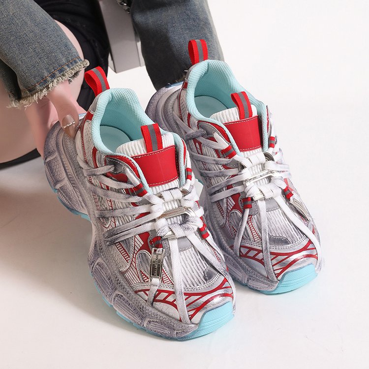 Damen Sportliche Laufschuhe mit atmungsaktiver Mesh-Konstruktion und stabiler Dämpfungstechnologie R&B